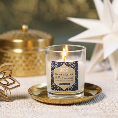 Bougie 100% Végétale - Parfum Fleur d'Oranger Mille & une Nuits - Zao