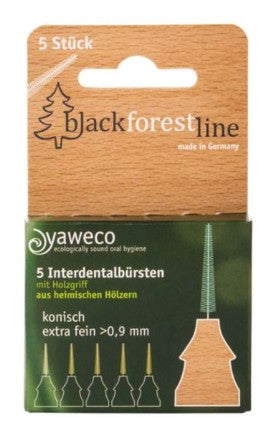 Brossettes Interdentaires en Bois - 5 Unités - Yaweco