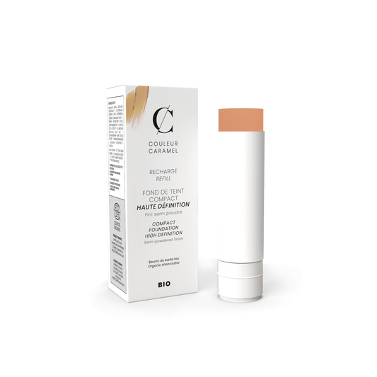 Recharge Fond de Teint Compact Haute Définition n°12 - Beige Clair - 9 g - Couleur Caramel