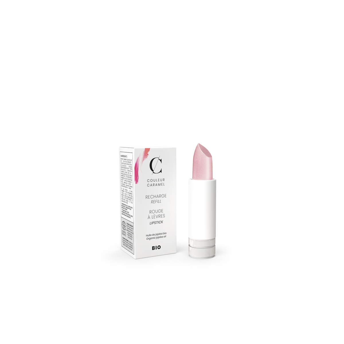 Recharge Rouge à Lèvres Métal n°205 - Rose Pâle - 3,5 g - Couleur Caramel