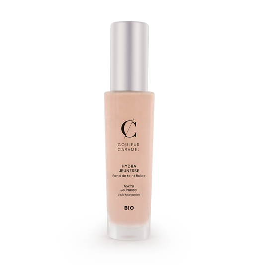 Fond de Teint Fluide Hydra Jeunesse n°21 - Porcelaine - 30 ml - Couleur Caramel