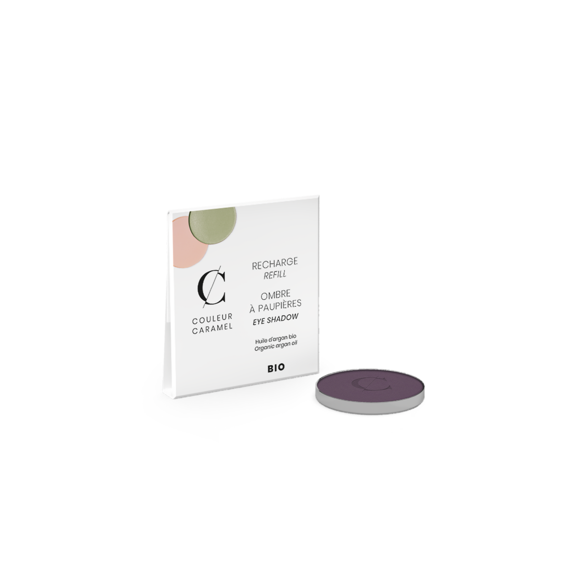 Recharge Ombre à Paupières n°036 - Mauve Sombre Mat - 1,3 g - Couleur Caramel
