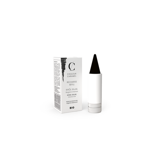Recharge Khôl Kajal n°15 - Noir - 3,5 g - Couleur Caramel