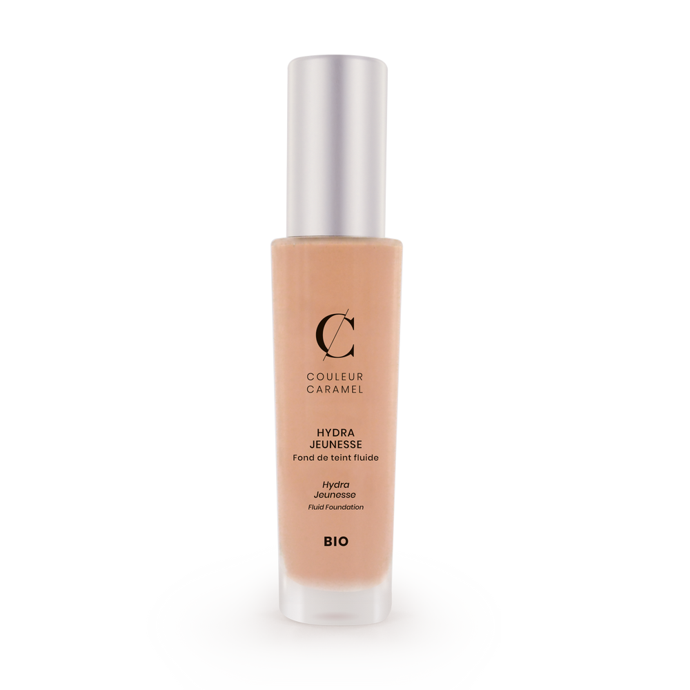 Fond de Teint Fluide Hydra Jeunesse n°23 - Beige Peau - 30 ml - Couleur Caramel