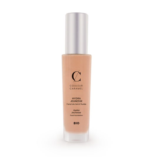 Fond de Teint Fluide Hydra Jeunesse n°23 - Beige Peau - 30 ml - Couleur Caramel
