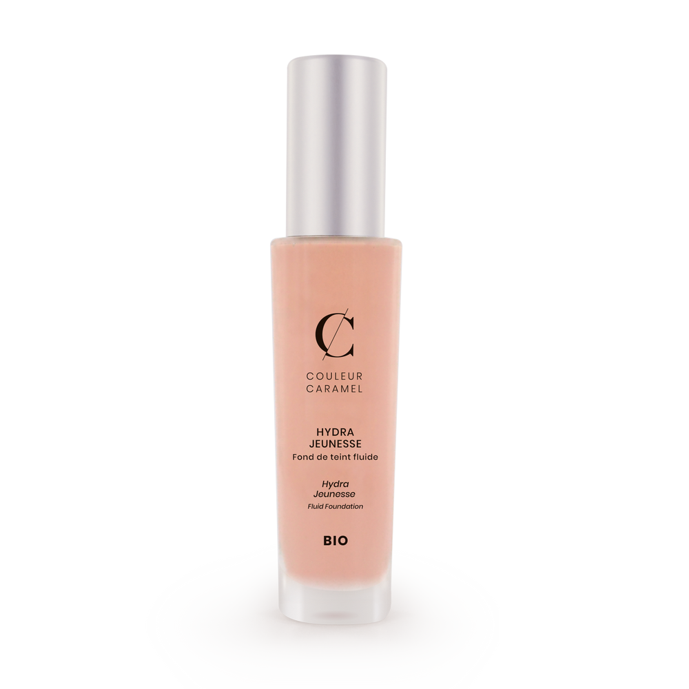 Fond de Teint Fluide Hydra Jeunesse n°22 - Beige Rosé - 30 ml - Couleur Caramel