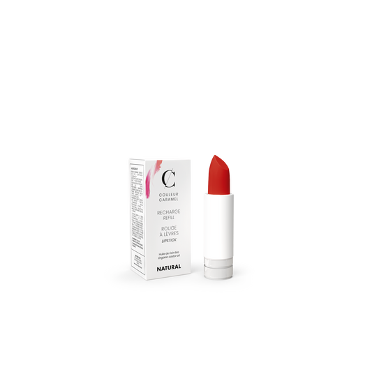 Recharge Rouge à Lèvres Mat n°125 - Rouge Feu - 3,5 g - Couleur Caramel
