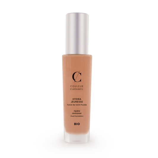 Fond de Teint Fluide Hydra Jeunesse n°25 - Blond Cendré - 30 ml - Couleur Caramel