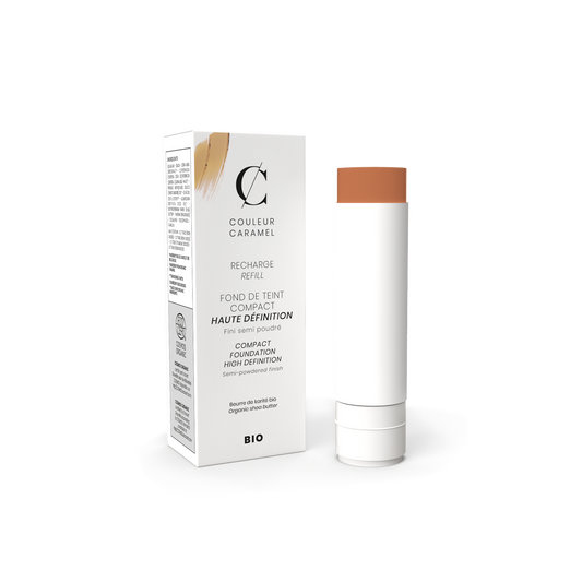Recharge Fond de Teint Compact Haute Définition n°14 - Beige Halé - 9 g - Couleur Caramel