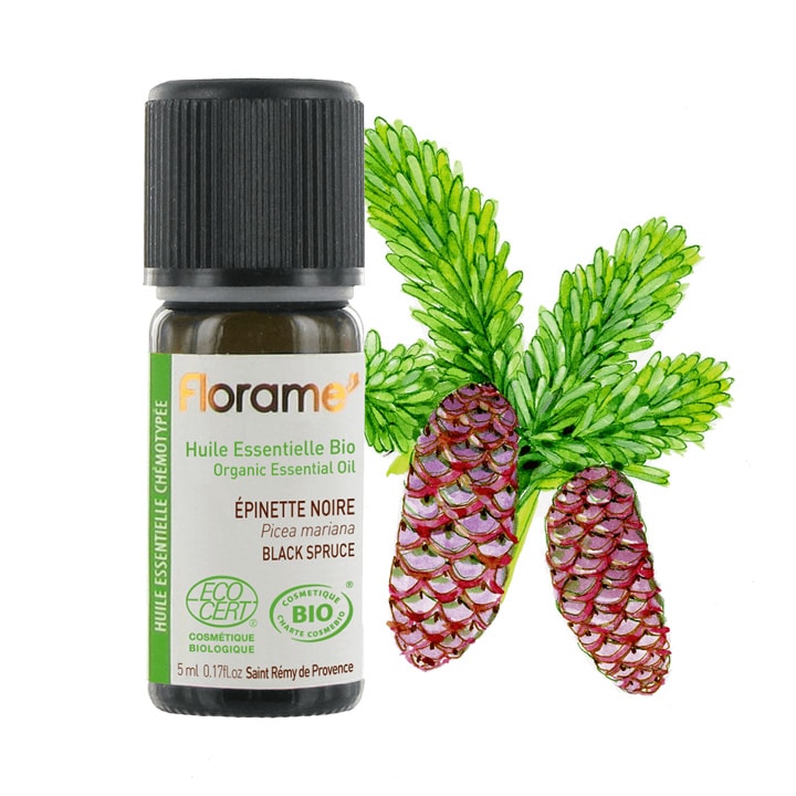 Huile Essentielle d'Epinette Noire - 5 ml - Bio - Florame
