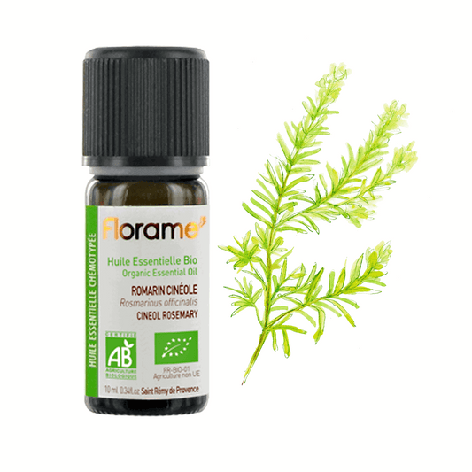 Huile Essentielle de Romarin Cinéole - 10 ml - Bio - Florame