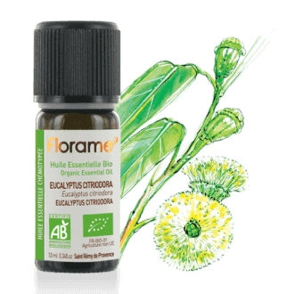 Huile Essentielle d'Eucalyptus Citriodora - 10 - Bio - 10 ml - Florame