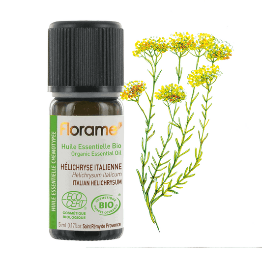 Huile Essentielle d'Hélichryse Italienne - 5 ml - Bio - Florame