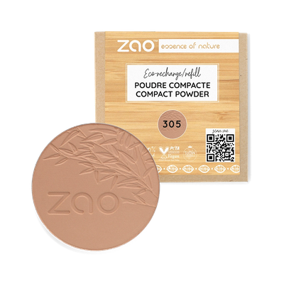 Recharge Poudre Compacte 305 - Sable Rosé - 9 g - Zao