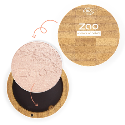 Shine-Up Powder Duo 311 - Rose & Or - 9 g - Zao