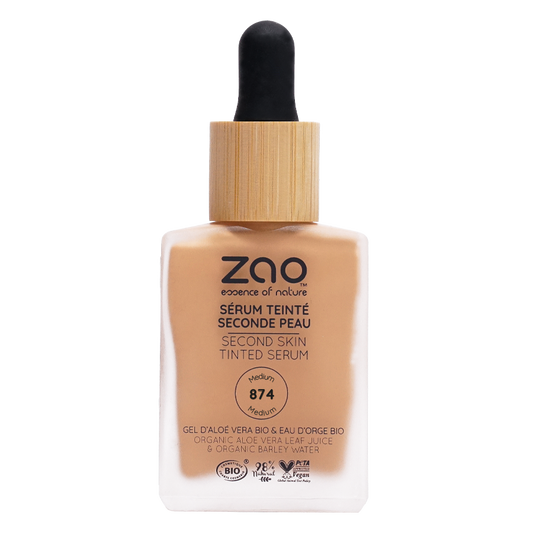 Sérum Teinté Seconde Peau 874 - Médium - 30 ml - Zao