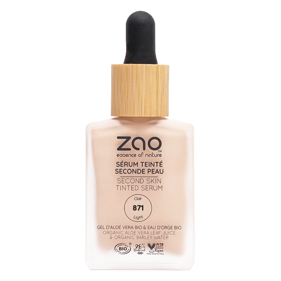 Sérum Teinté Seconde Peau 871 - Clair - 30 ml - Zao