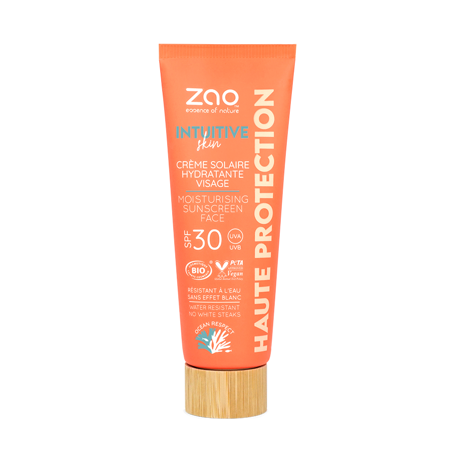 Crème Solaire Hydratante Visage SPF 30 - 50 ml - Zao
