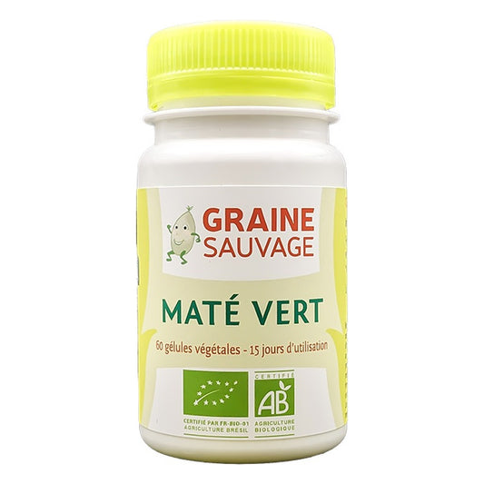 Maté Vert - 60 Gélules Végétales - Bio - Graine Sauvage