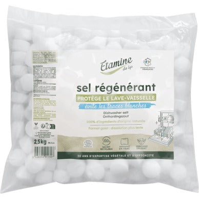 Sel Régénérant Lave-Vaisselle - 2,5 kg - Ecodétergent - Etamine du Lys