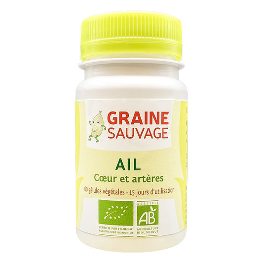 Ail - 60 Gélules Végétales - Bio - Graine Sauvage