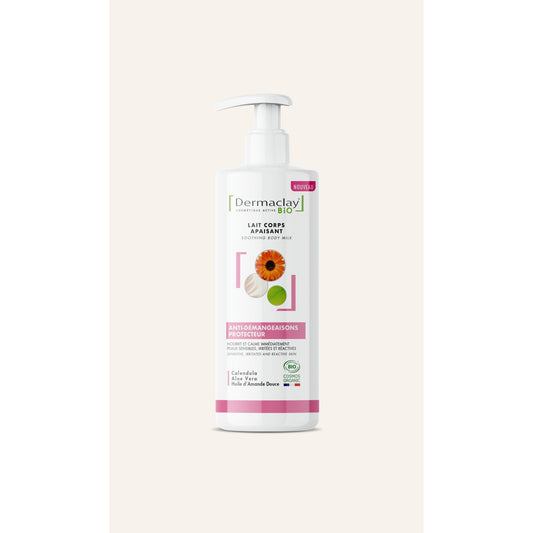Lait Corps Apaisant - Anti-Démangeaisons - 400 ml - Bio - Dermaclay