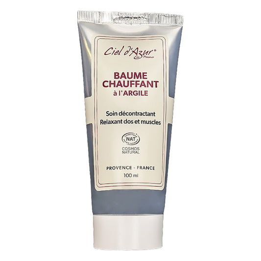 Baume Chauffant à l'Argile - 100 ml - Cosmos Natural - Ciel d'Azur en Provence
