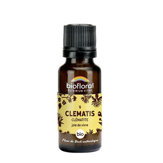 Fleur de Bach - Clematis (Clématite) - Bio - 19,5 g - Biolfloral