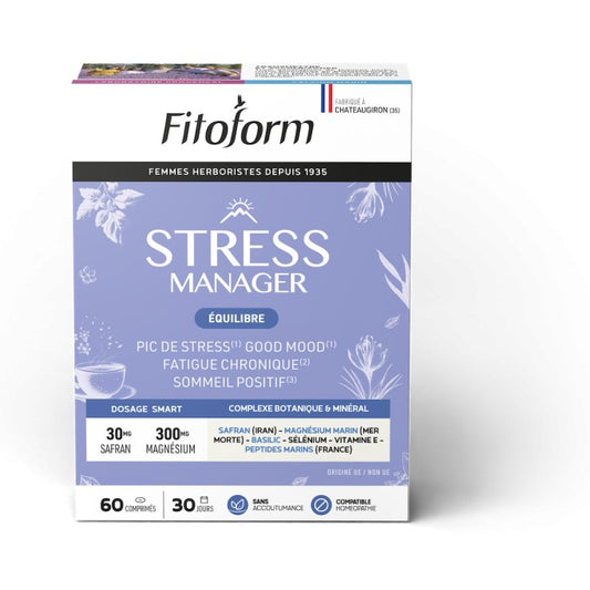 Stress Manager - Équilibre - 60 Comprimés - Fitoform