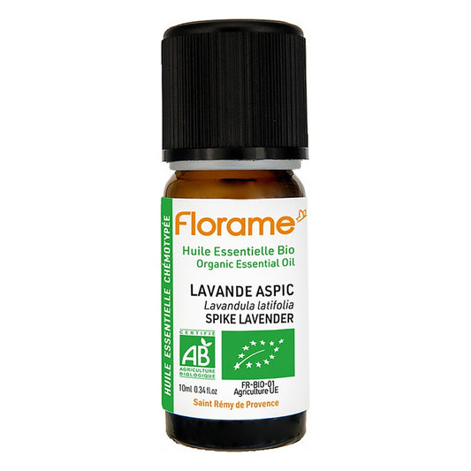 Huile Essentielle de Lavande Aspic - 10 ml - Bio - Florame