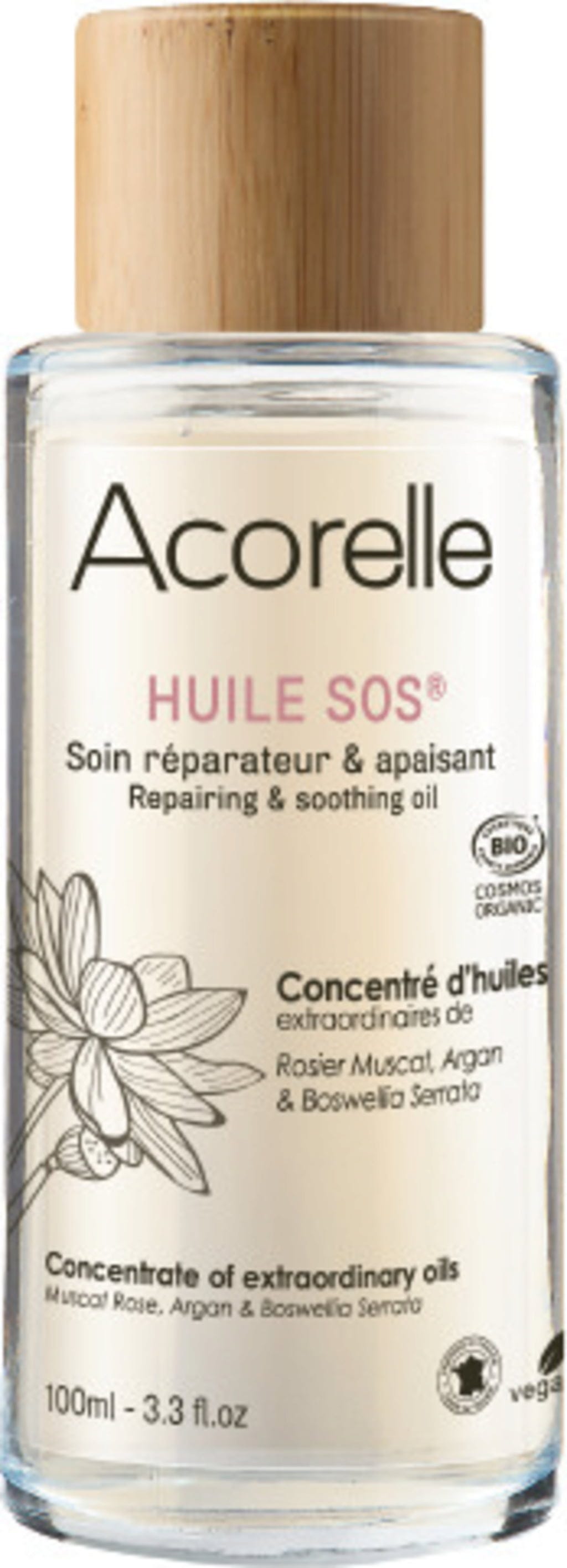 Huile SOS - 100 ml - Cosmos Organic - Acorelle