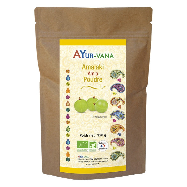 Amalaki - 1 kg de Poudre en Sachet - Bio - Ayur-Vana
