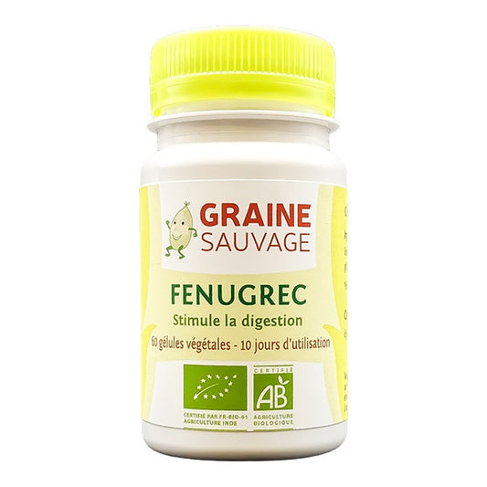 Fenugrec - 60 Gélules Végétales Disponible - Bio - Graine Sauvage