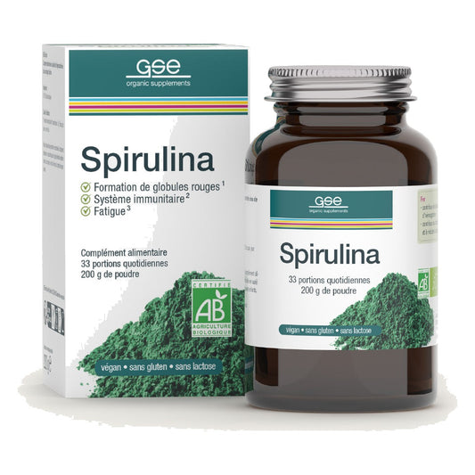 Spirulina Poudre - 200 g - Bio - GSE