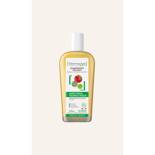 Shampooing Super Tonus - 250 ml - Bio - Dermaclay