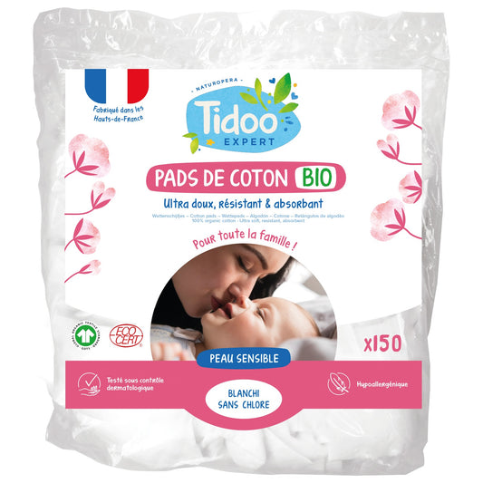 Rectangles de Coton - 150 Pièces - Tidoo