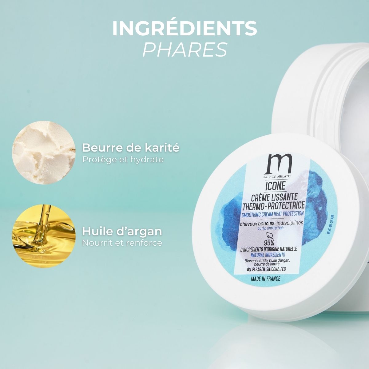 Icone Crème Lissante Thermoprotectrice - 50 ml - Mulato