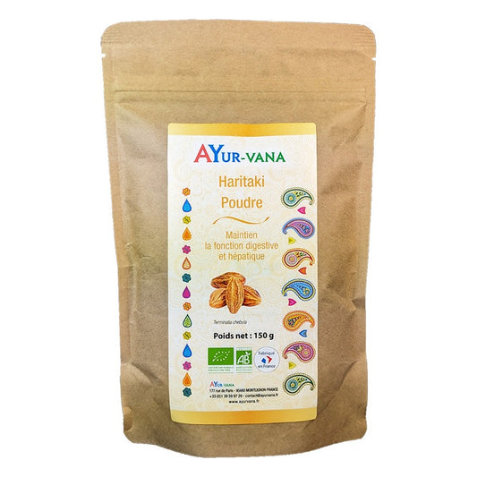 Haritaki - Poudre en Sachet - Bio - Ayur-Vana - 150 g