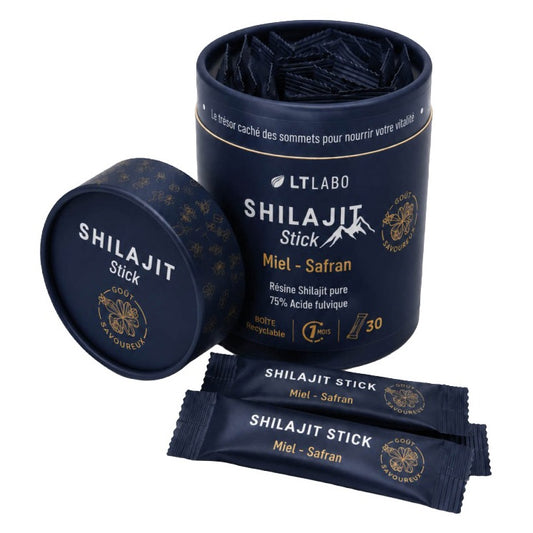 Shilajit - Miel et Safran - 30 Sticks - LT Laboratoire
