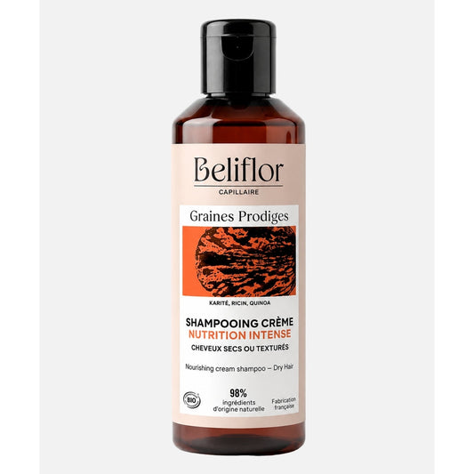 Shampooing Crème Nutrition Intense - 200 ml - Cosmos Organic - Beliflor