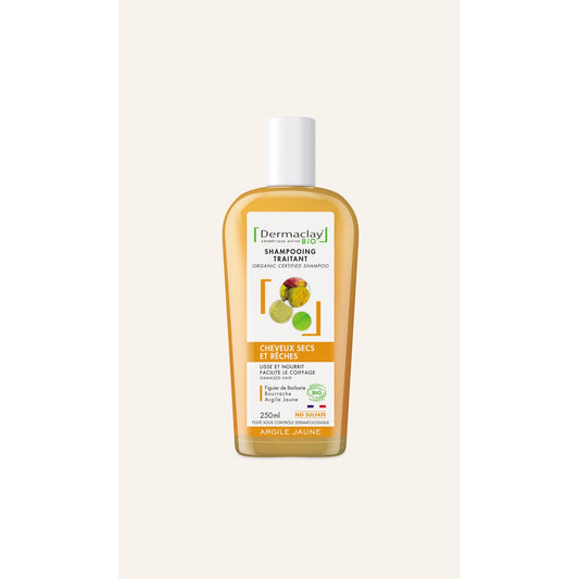 Shampooing Cheveux Secs et Rêches - 250 ml - Bio - Dermaclay