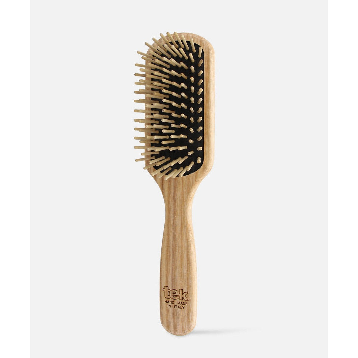 Brosse Rectangulaire en Frêne Naturel - Picots Courts - TEK