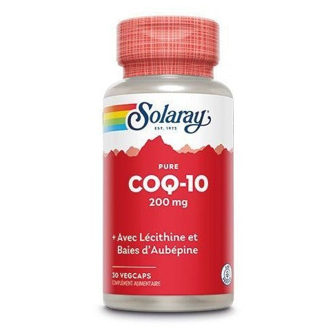 Co Q10 - 200 mg - 30 Gélules Végétales - Solaray
