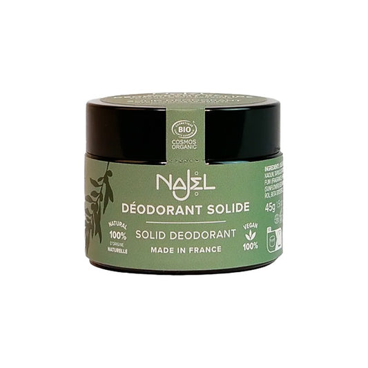 Déodorant Baume Kaolin, Tapioca, Olive et Karité - Parfum Embrun - 45 g - Cosmos Organic - Najel