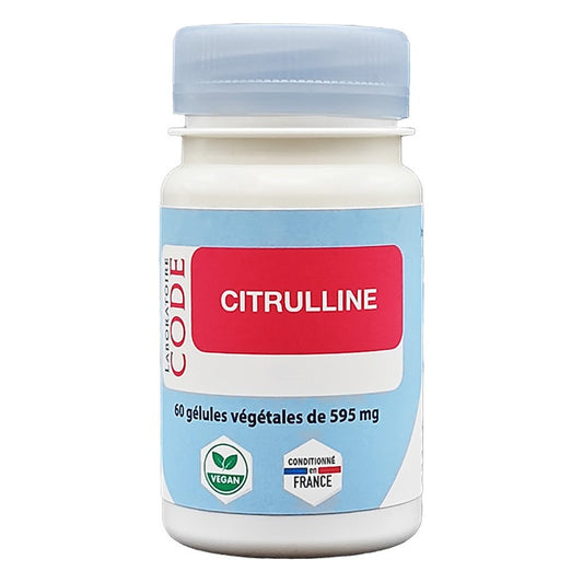 Citrulline - 60 Gélules Végétales - Laboratoire Code