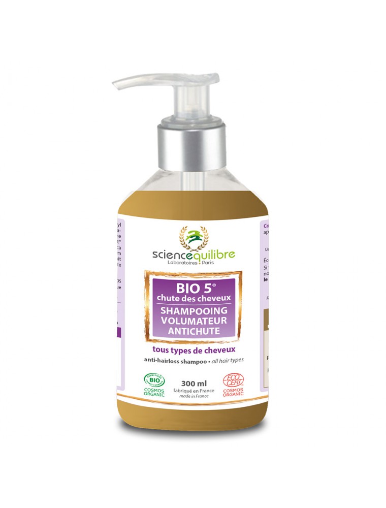 BIO 5® Shampooing Volumateur Antichute - 300 ml - Science et Equilibre