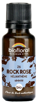 Fleur de Bach - Rock Rose (Hélianthème) - Bio - 19,5 g - Biolfloral