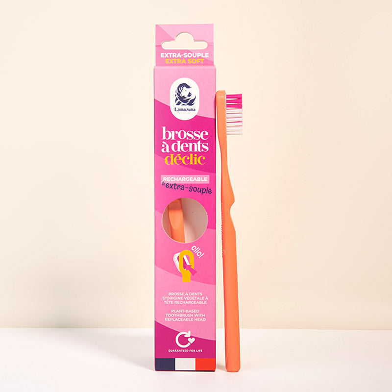 Brosse à Dents Rechargeable - Medium - Bleu Orage - 1 Pièce - Lamazuna
