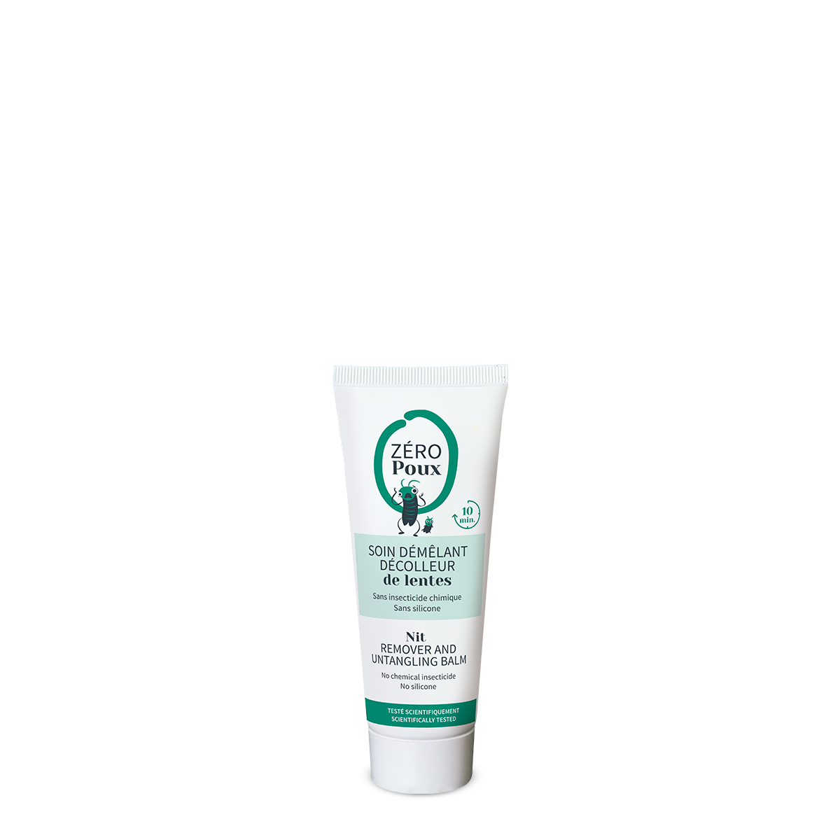 Zeropoux Soin Démêlant Décolleur de Lentes - 60 ml - Mulato