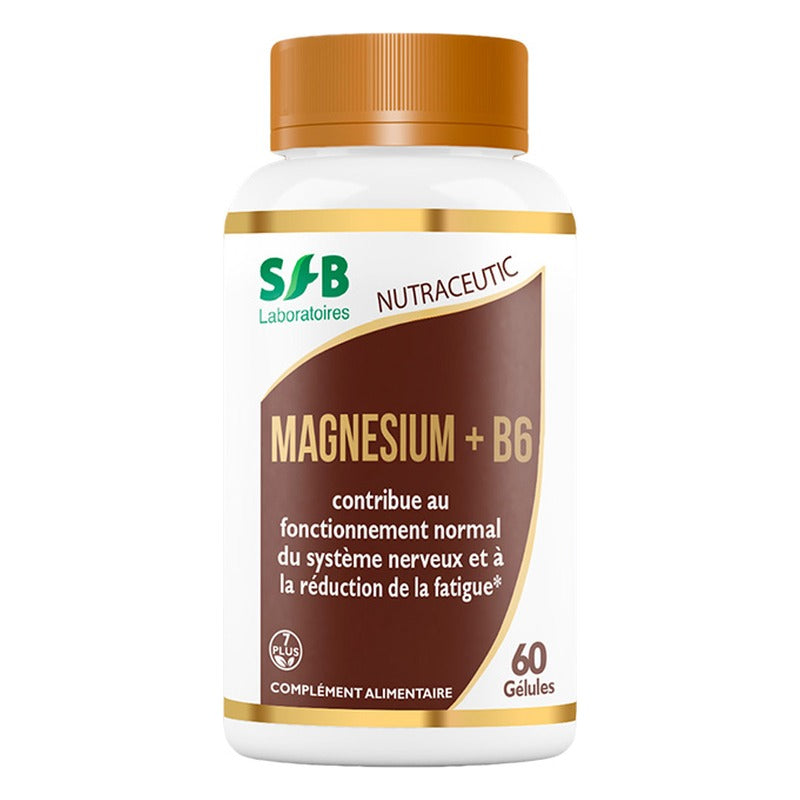 Magnesium Marin + B6 - 60 gélules - SFB Laboratoires